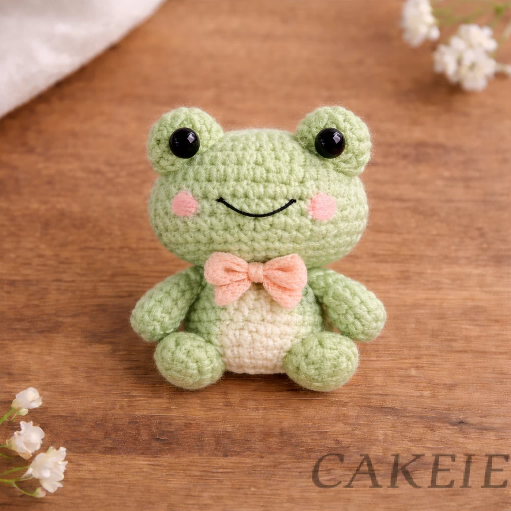 Crochet Mini Frog Doll